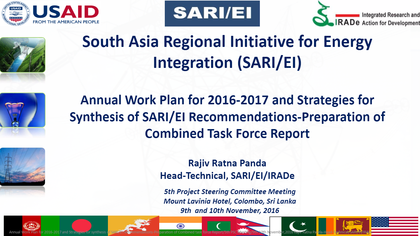 Annual-Work-Plan-for-2016-2017-and-Strategies-for-synthesis-of-SARI-EI-recommendations-Preparation-of-Combined-task-force-Report-Rajiv-Ratna-Panda-Head-Technical-SARI-EI